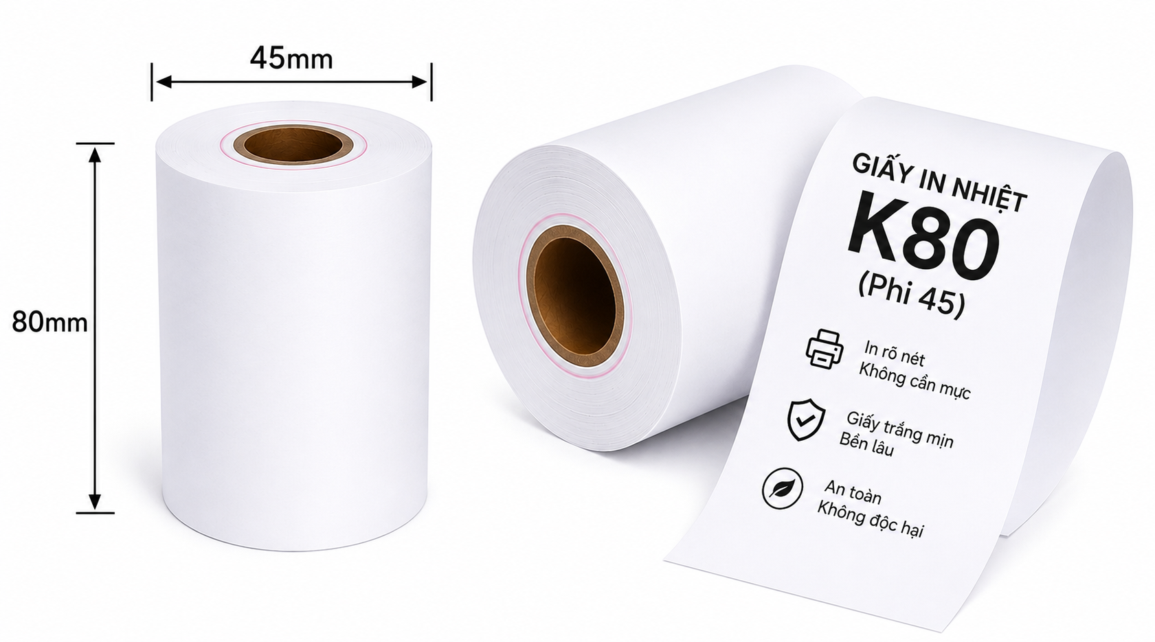 Giấy in nhiệt K80
